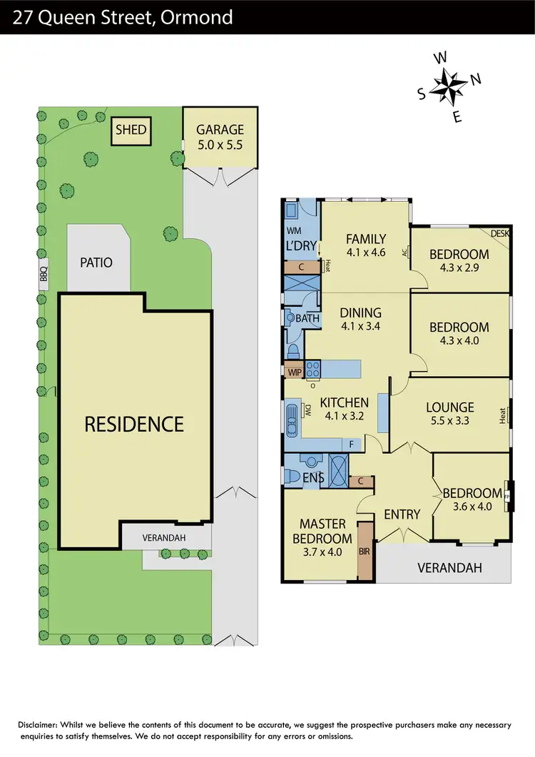 Floorplan of Homely house listing, 27 Queen Street, Ormond VIC 3204