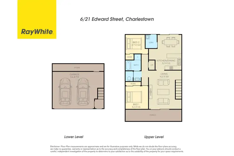 Floorplan of Homely townhouse listing, 6/21 Edward Street, Charlestown NSW 2290