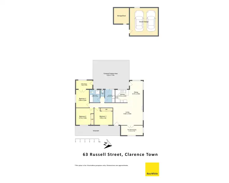 Floorplan of Homely house listing, 63 Russell Street, Clarence Town NSW 2321