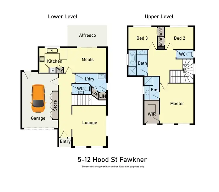 Floorplan of Homely townhouse listing, 5/12 Hood Crescent, Fawkner VIC 3060