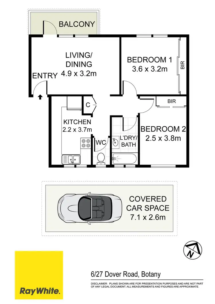 Floorplan of Homely apartment listing, 6/27 Dover Road, Botany NSW 2019