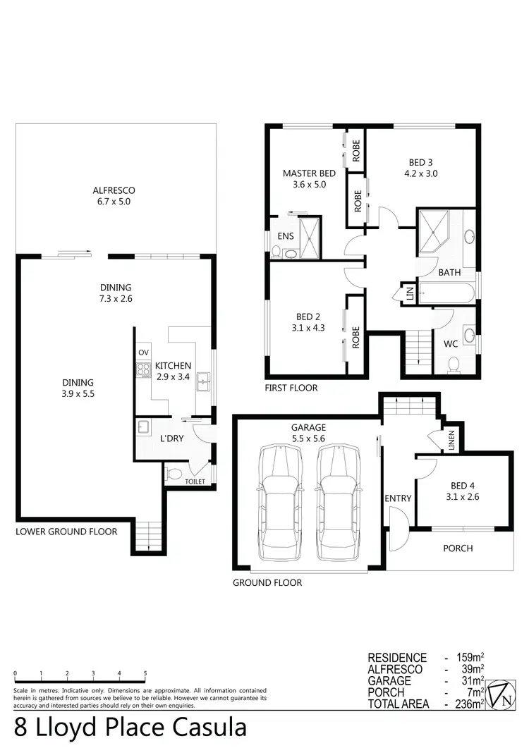 Floorplan of Homely house listing, 8 Lloyd Place, Casula NSW 2170