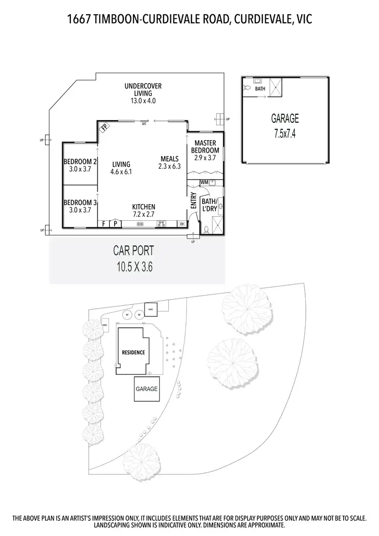 Floorplan of Homely house listing, 1667 Timboon-Curdievale Road, Curdievale VIC 3268