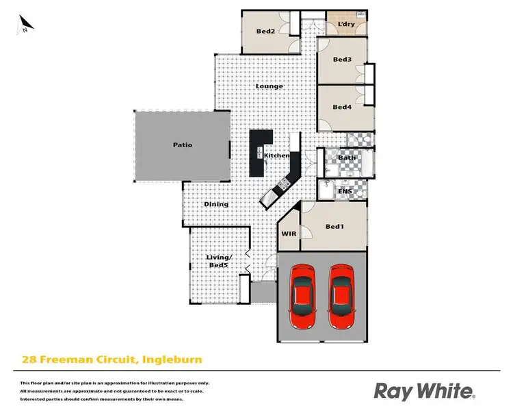 Floorplan of Homely house listing, 28 Freeman Circuit, Ingleburn NSW 2565