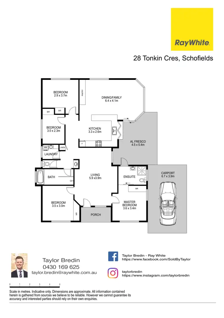Floorplan of Homely house listing, 28 Tonkin Crescent, Schofields NSW 2762