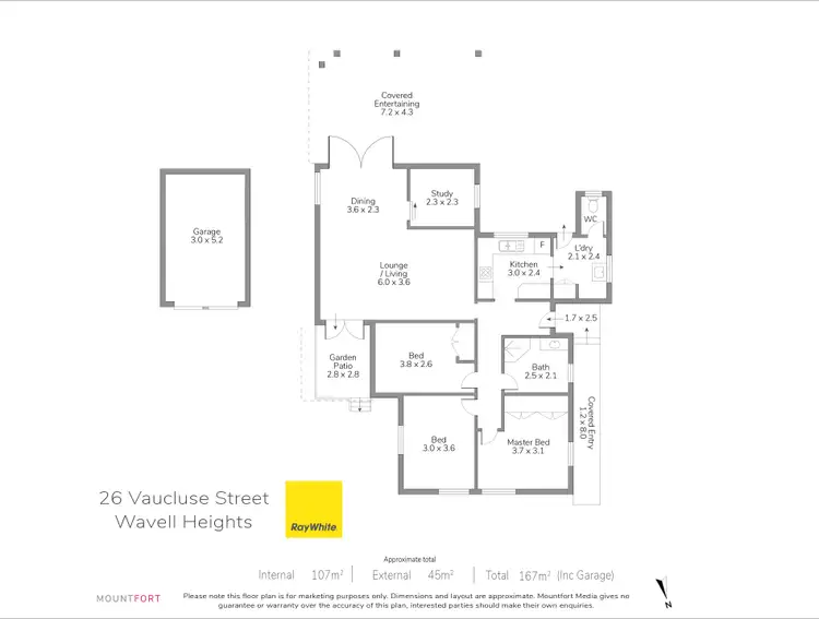 Floorplan of Homely house listing, 26 Vaucluse Street, Wavell Heights QLD 4012
