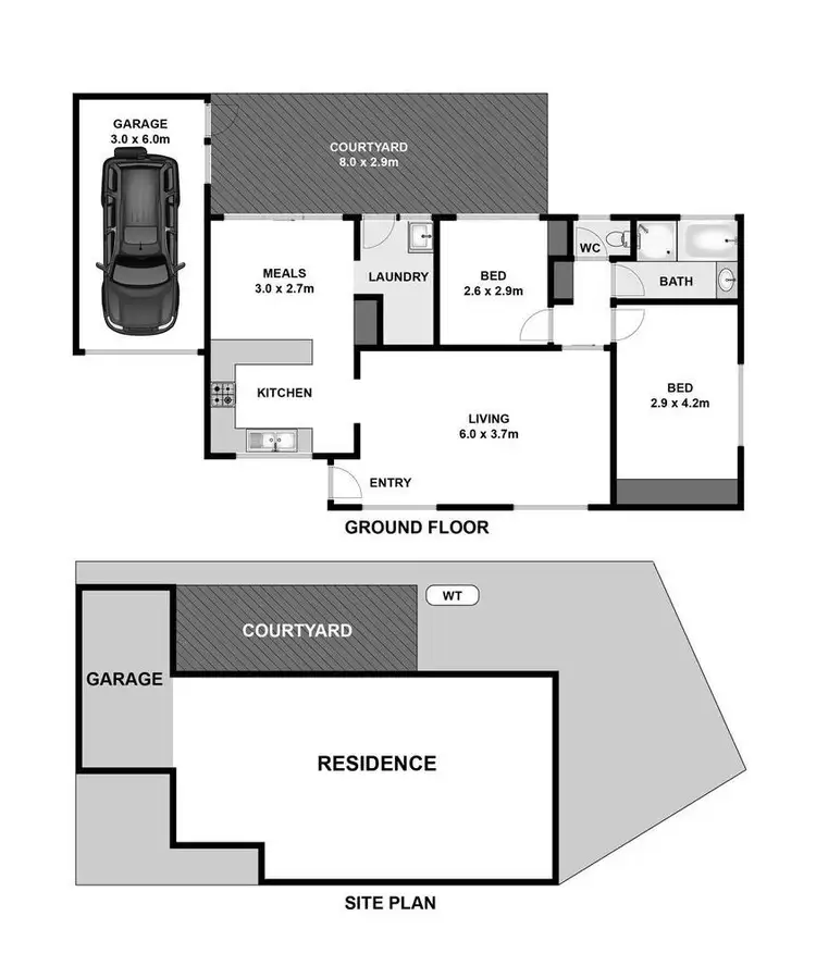 Floorplan of Homely house listing, 2/117 Kees Road, Lara VIC 3212