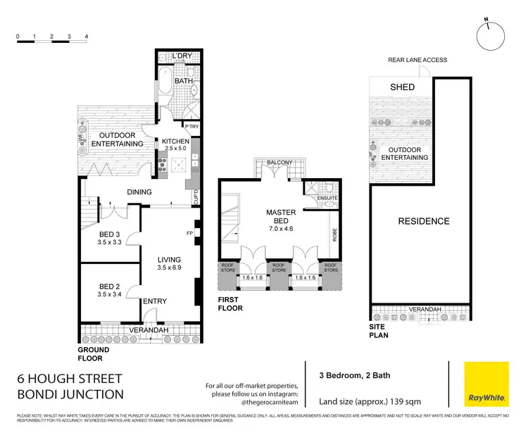Floorplan of Homely house listing, 6 Hough Street, Bondi Junction NSW 2022