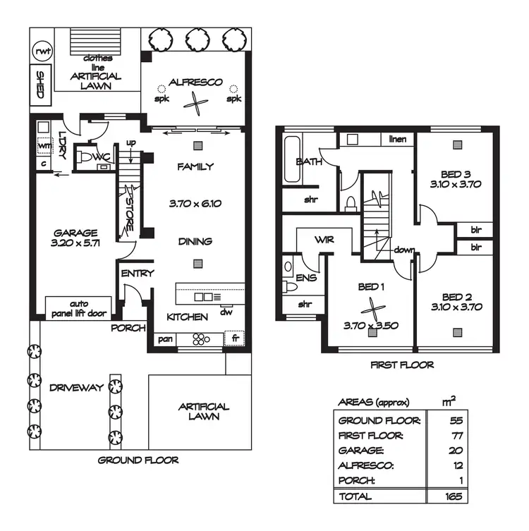 Floorplan of Homely house listing, 2D Samuel Street, Tranmere SA 5073
