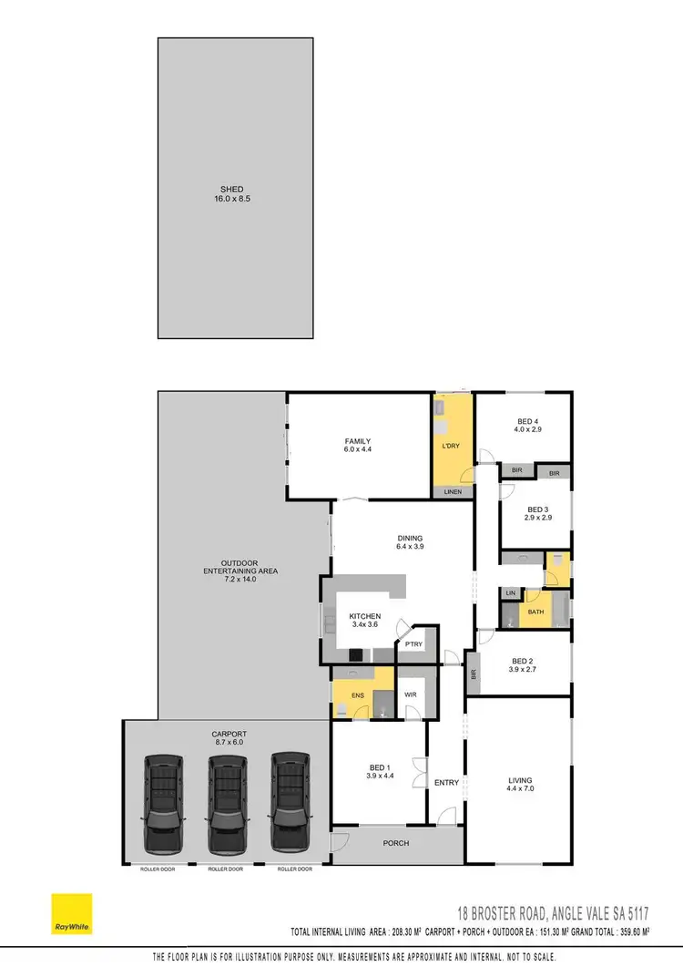 Floorplan of Homely house listing, 18 Broster Road, Angle Vale SA 5117