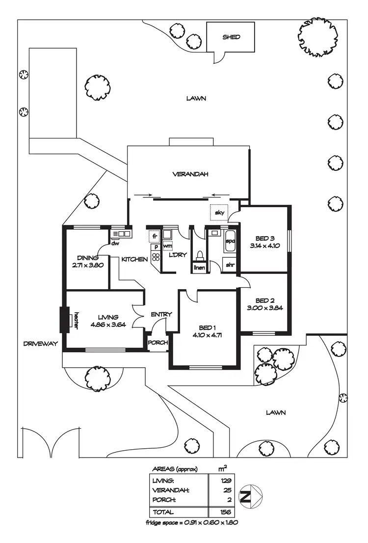 Floorplan of Homely house listing, 44 Marion Road, Brooklyn Park SA 5032
