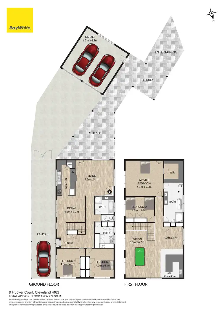 Floorplan of Homely house listing, 9 Hucker Court, Cleveland QLD 4163