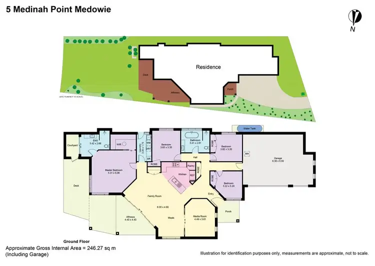 Floorplan of Homely house listing, 5 Medinah Point, Medowie NSW 2318