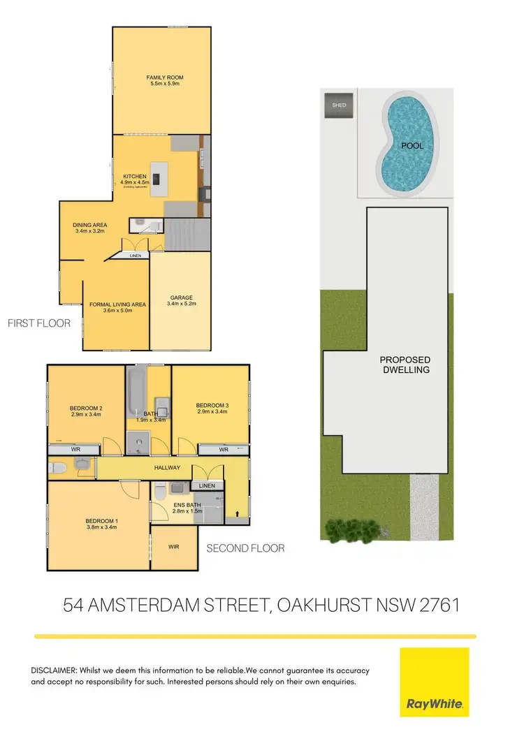 Floorplan of Homely house listing, 54 Amsterdam Street, Oakhurst NSW 2761