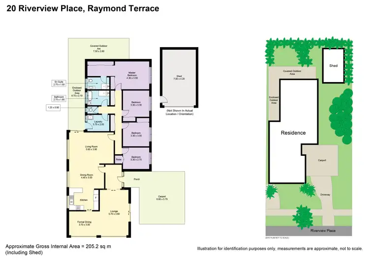 Floorplan of Homely house listing, 20 Riverview Place, Raymond Terrace NSW 2324