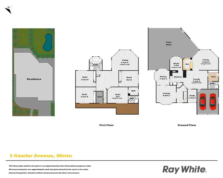 Floorplan of Homely house listing, 3 Gawler Avenue, Minto NSW 2566