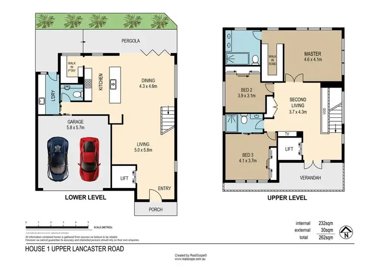 Floorplan of Homely townhouse listing, 48 Upper Lancaster Road, Ascot QLD 4007