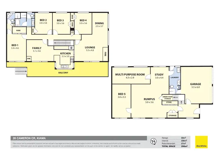 Floorplan of Homely house listing, 26 Cameron Crescent, Kiama Downs NSW 2533