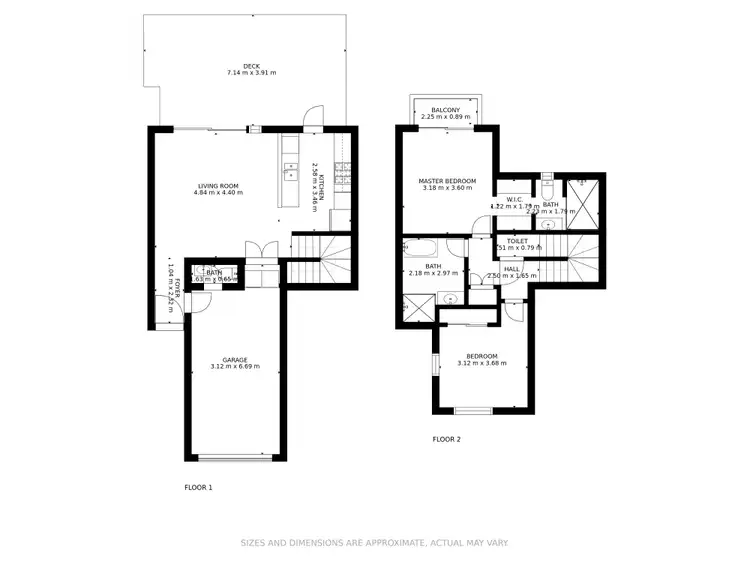 Floorplan of Homely townhouse listing, 25/26 Rosetta Street, Fortitude Valley QLD 4006