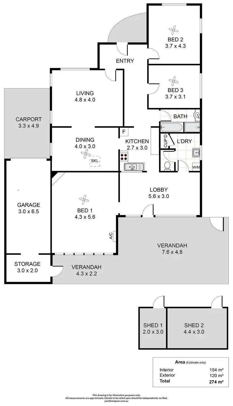 Floorplan of Homely house listing, 24 Pym Street, Croydon Park SA 5008