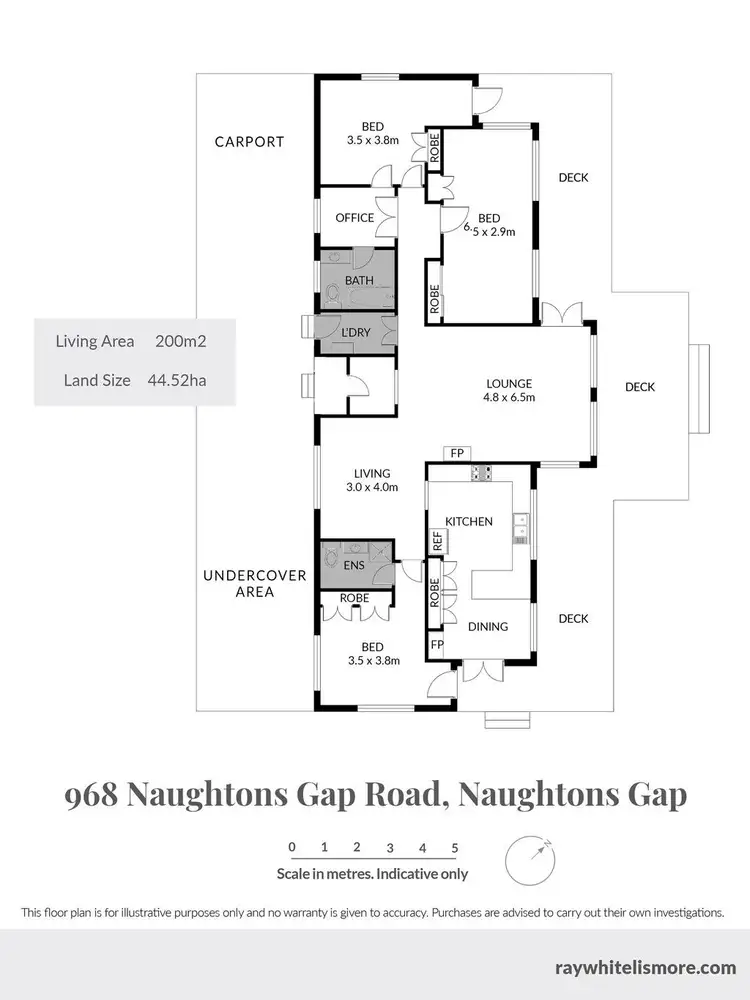 Floorplan of Homely house listing, 968 Naughtons Gap Road, Naughtons Gap NSW 2470
