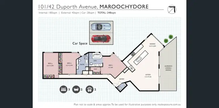 Floorplan of Homely apartment listing, 101/42 Duporth Avenue, Maroochydore QLD 4558