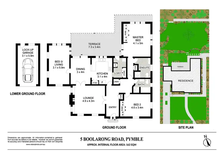 Floorplan of Homely house listing, 5 Boolarong Road, Pymble NSW 2073