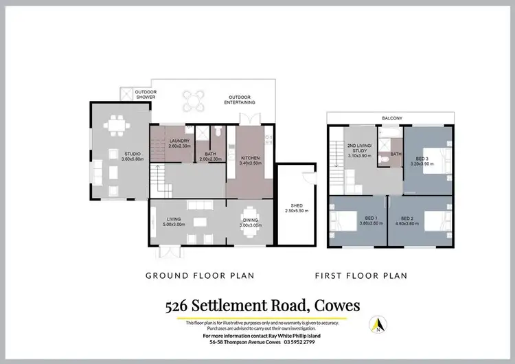 Floorplan of Homely house listing, 526 Settlement Road, Cowes VIC 3922