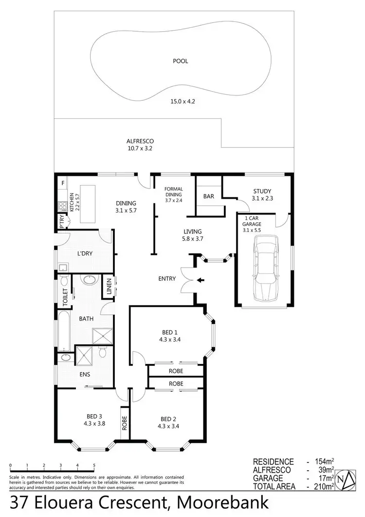 Floorplan of Homely house listing, 37 Elouera Crescent, Moorebank NSW 2170
