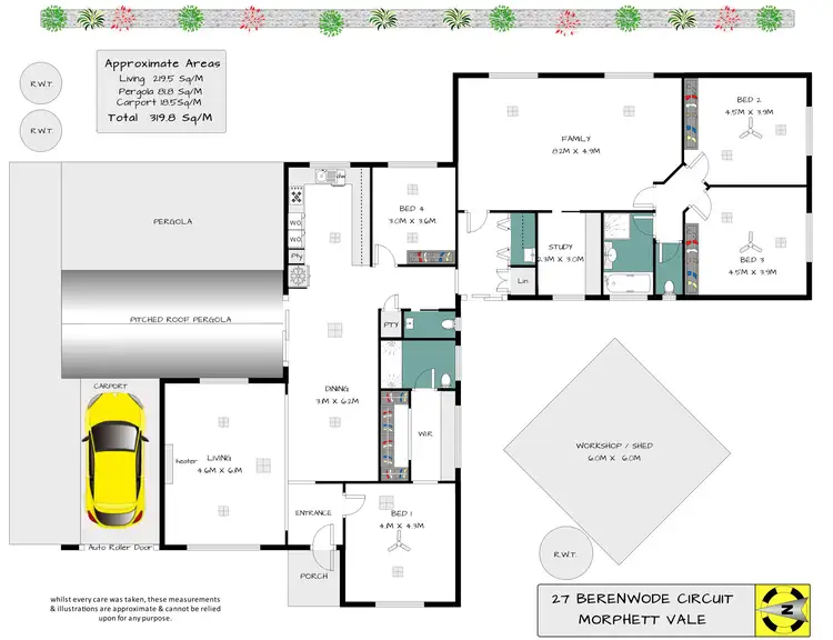 Floorplan of Homely house listing, 27 Berenwode Circuit, Morphett Vale SA 5162