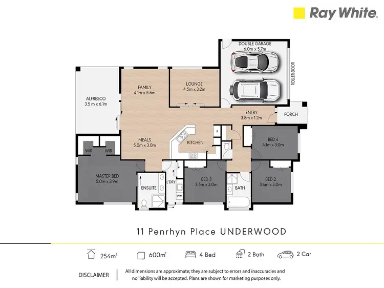 Floorplan of Homely house listing, 11 Penrhyn Place, Underwood QLD 4119