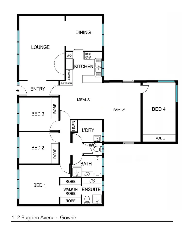 Floorplan of Homely house listing, 112 Bugden Avenue, Gowrie ACT 2904