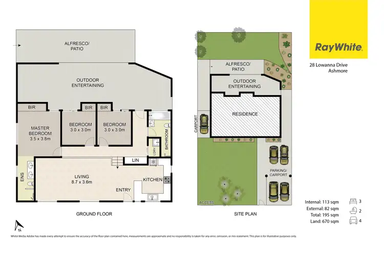 Floorplan of Homely house listing, 27 Lowanna Drive, Ashmore QLD 4214