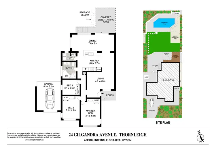 Floorplan of Homely house listing, 24 Gilgandra Avenue, Thornleigh NSW 2120