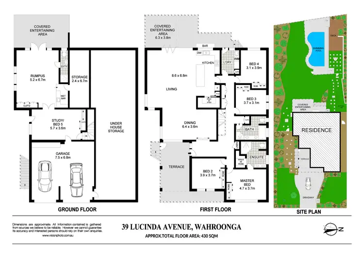 Floorplan of Homely house listing, 39 Lucinda Avenue, Wahroonga NSW 2076