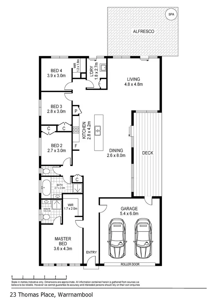 Floorplan of Homely house listing, 23 Thomas Place, Warrnambool VIC 3280