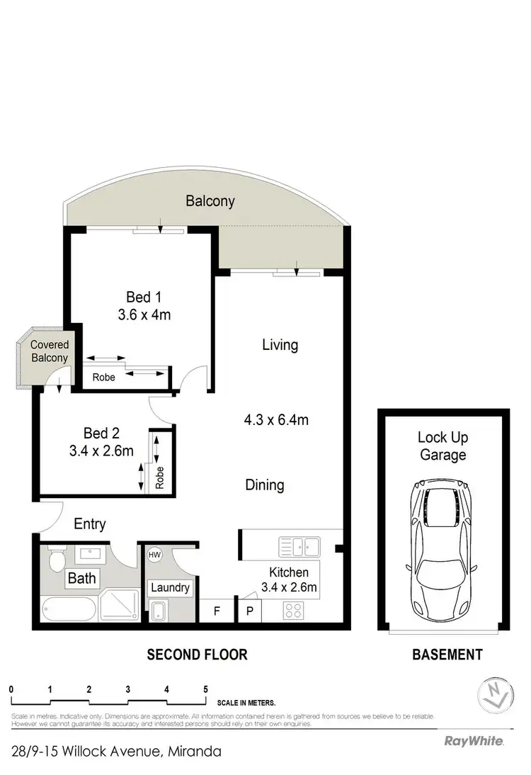 Floorplan of Homely unit listing, 28/9-15 Willock Avenue, Miranda NSW 2228