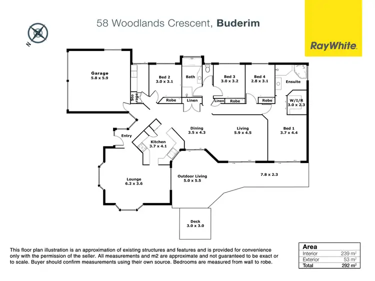 Floorplan of Homely house listing, 58 Woodlands Crescent, Buderim QLD 4556
