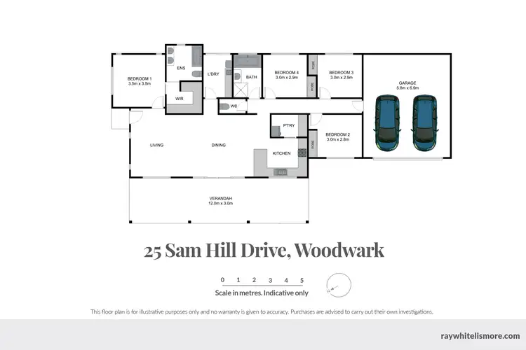 Floorplan of Homely house listing, 25 Sam Hill Drive, Woodwark QLD 4802