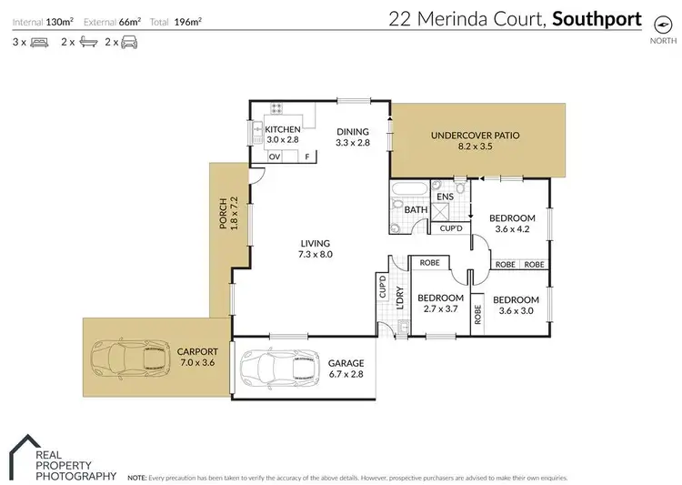 Floorplan of Homely house listing, 22 Merinda Court, Southport QLD 4215