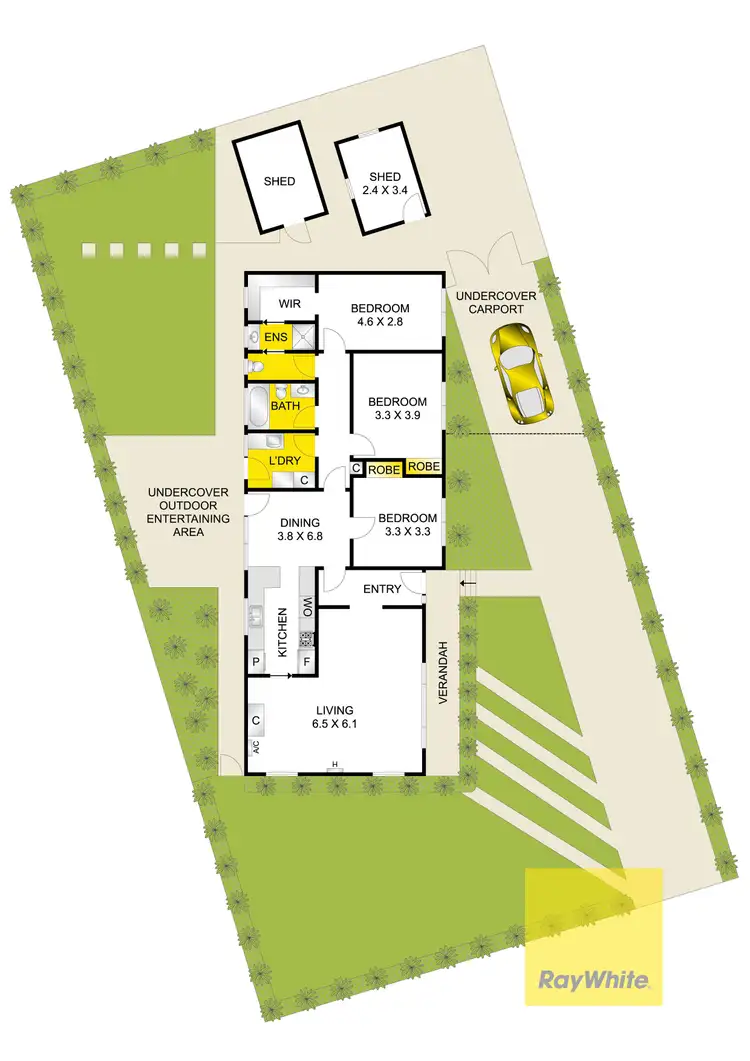 Floorplan of Homely house listing, 80 Burdoo Drive, Grovedale VIC 3216