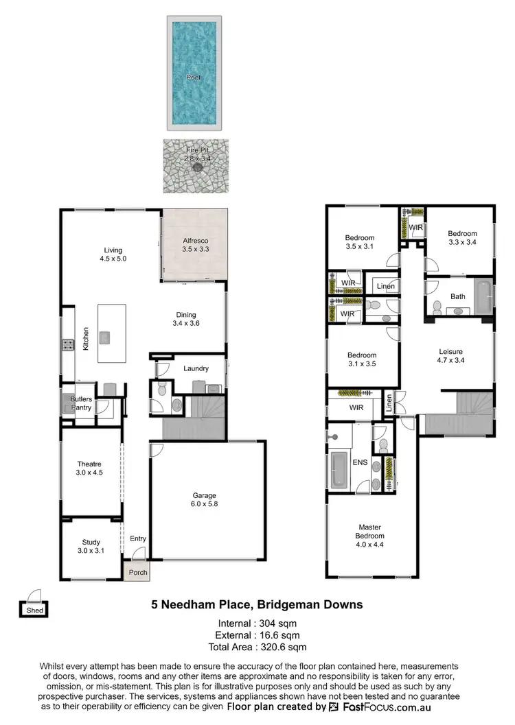 Floorplan of Homely house listing, 5 Needham Place, Bridgeman Downs QLD 4035