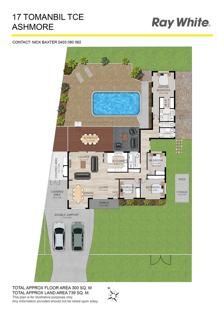 Floorplan of Homely house listing, 17 Tomanbil Terrace, Ashmore QLD 4214