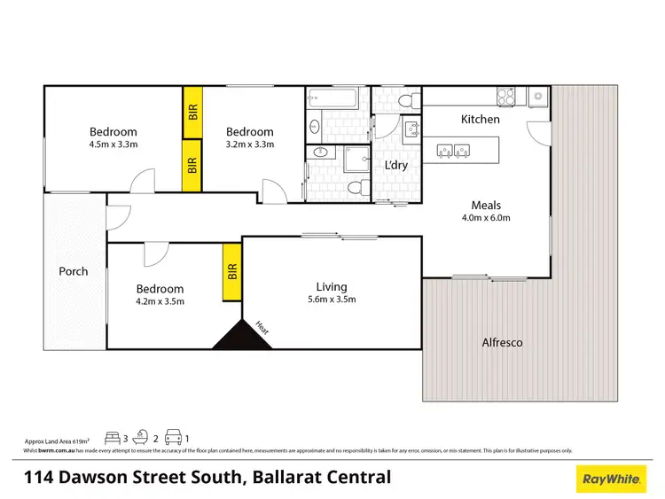 Floorplan of Homely house listing, 114 Dawson Street South, Ballarat Central VIC 3350