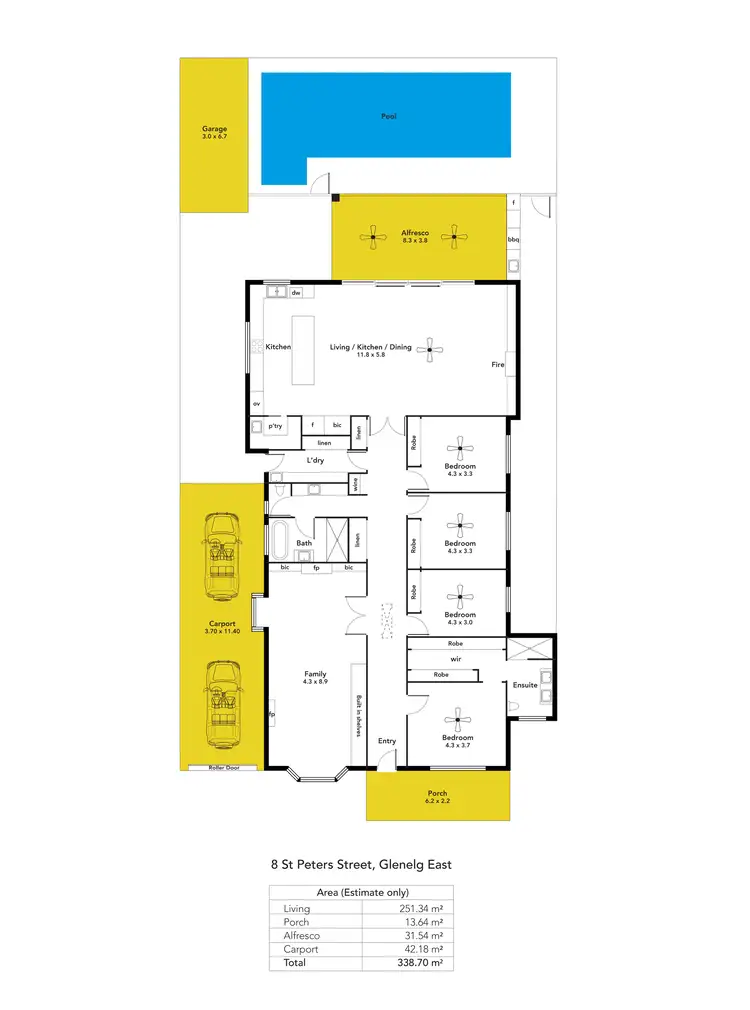 Floorplan of Homely house listing, 8 St Peters Street, Glenelg East SA 5045
