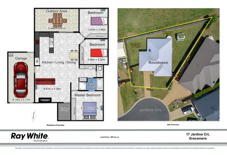 Floorplan of Homely house listing, 17 Jardine Court, Gracemere QLD 4702