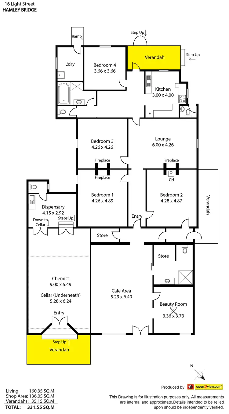 Floorplan of Homely house listing, 16 Light Street, Hamley Bridge SA 5401
