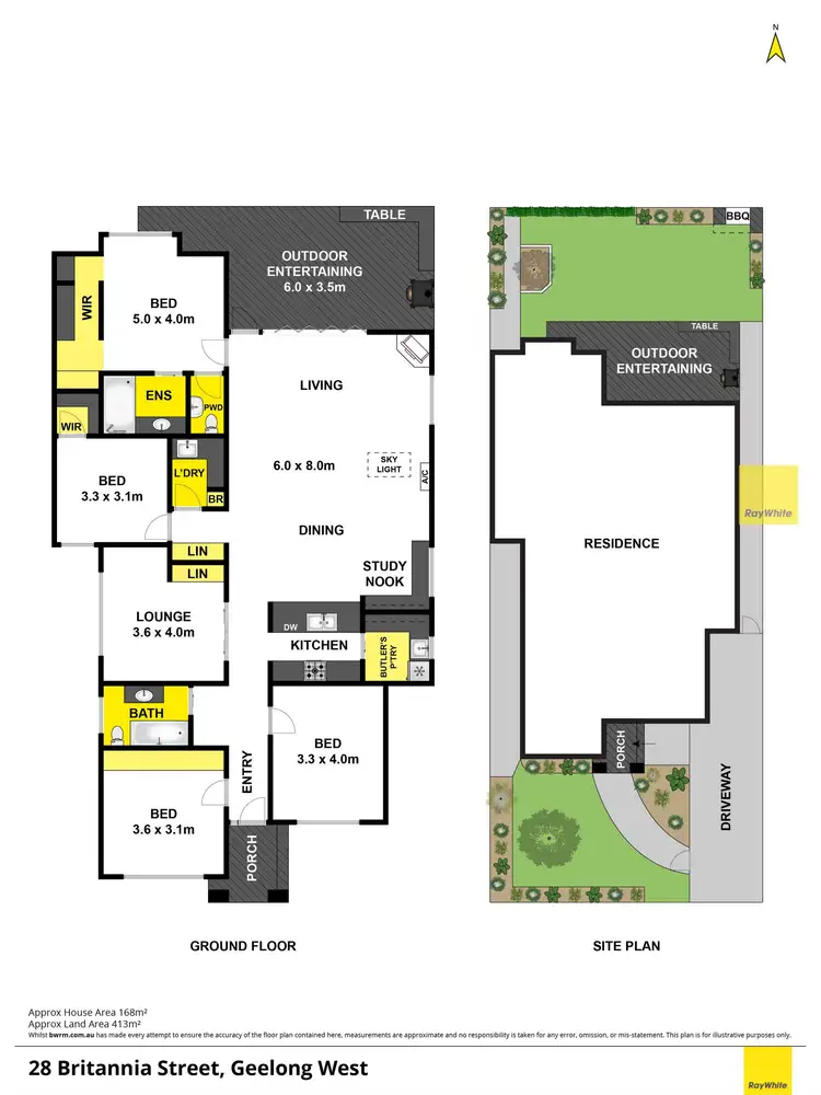 Floorplan of Homely house listing, 28 Britannia Street, Geelong West VIC 3218
