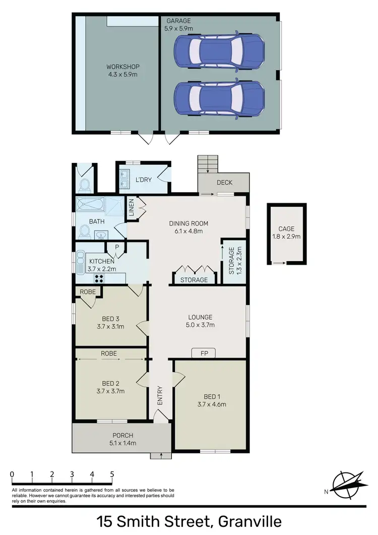 Floorplan of Homely house listing, 15 Smith Street, Granville NSW 2142