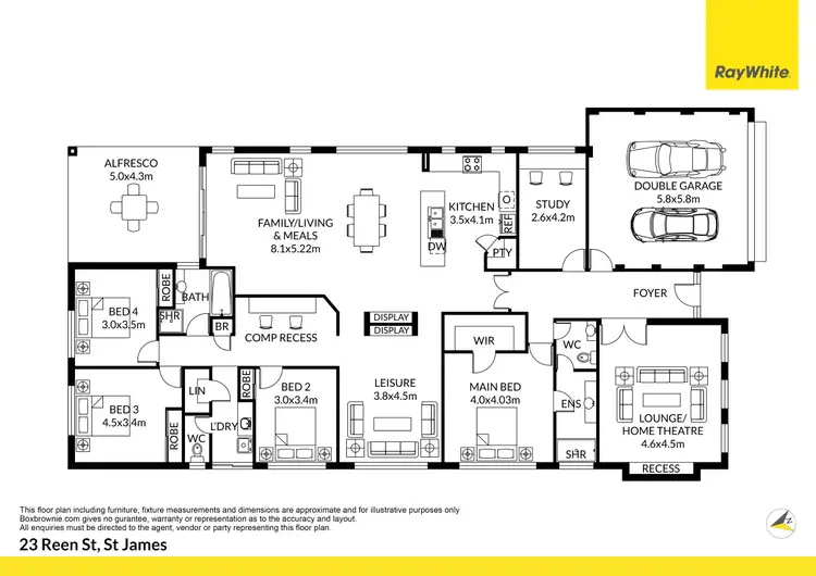 Floorplan of Homely house listing, 23 Reen Street, St James WA 6102